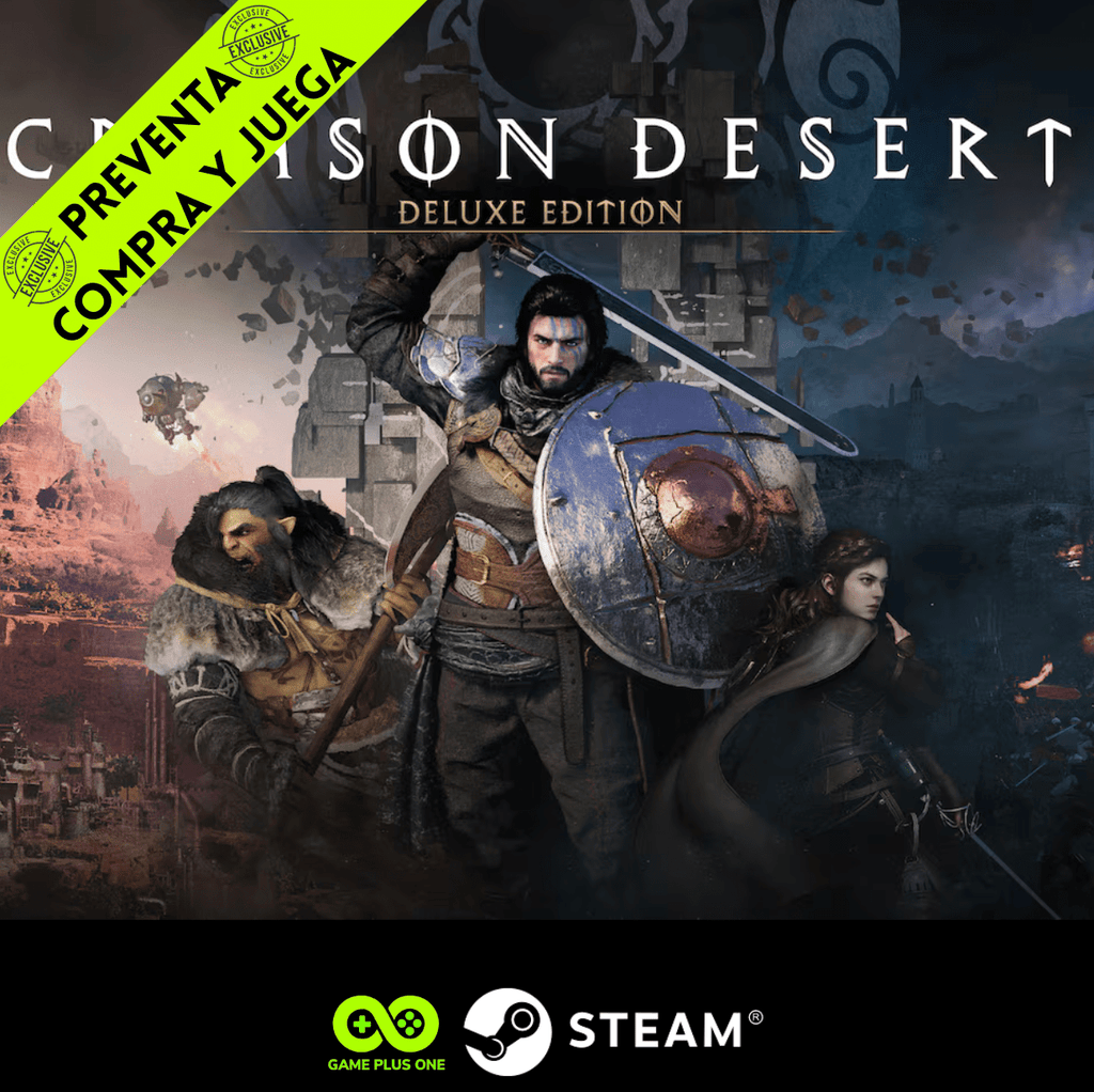 CRIMSON DESERT COMPRA EN PREVENTA Y JUEGALO EL 19 MARZO 2026 - GAMEPLUSONE