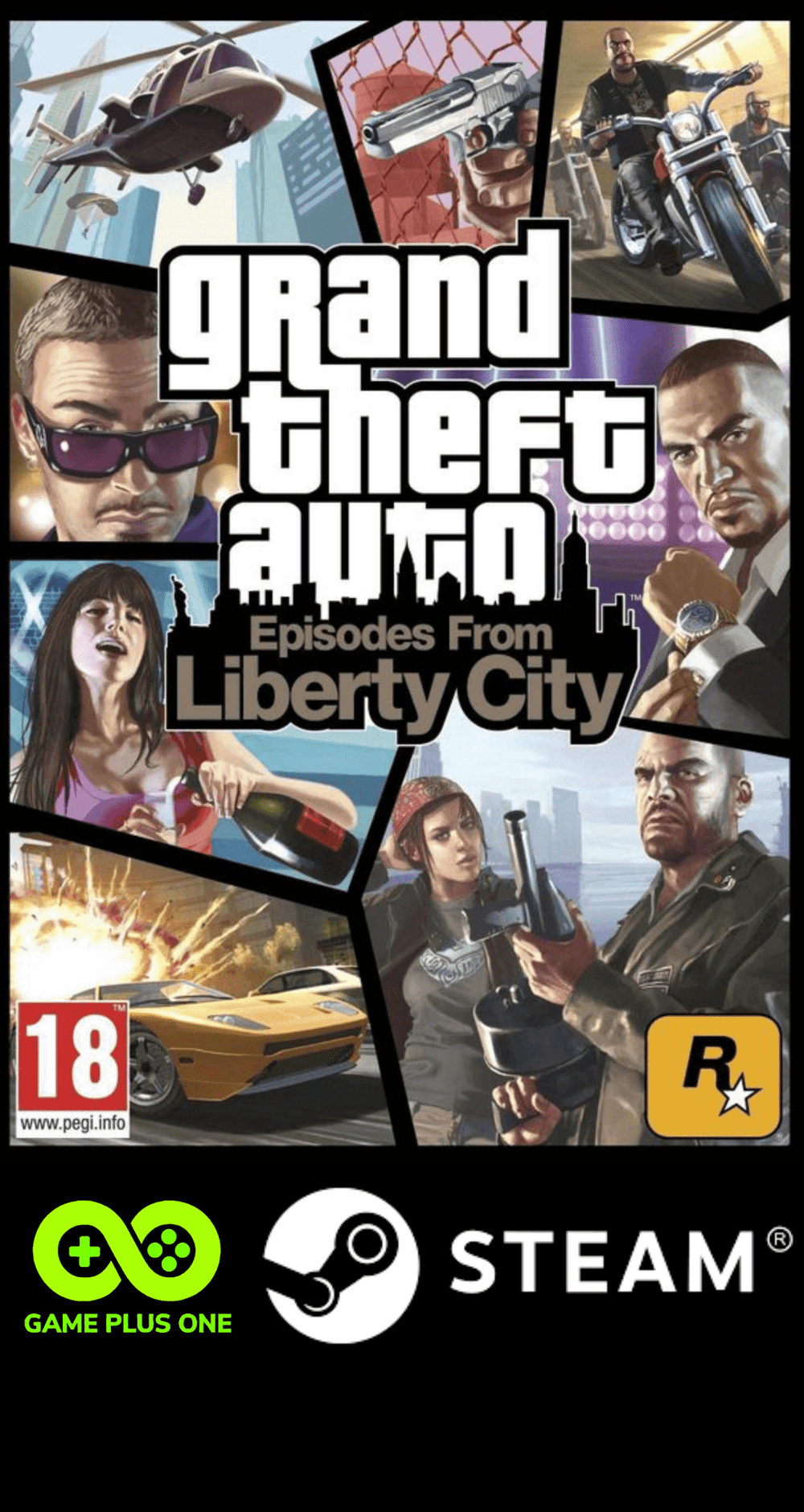 grand thef auto V PC - STEAM - GAMEPLUSONE